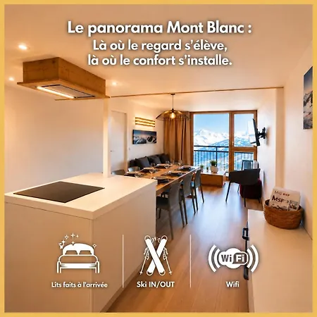 Le Panorama Montblanc - Arc 2000 - Menage Et Lits Faits Inclus - In-out - Wifi - Conciergerie Du Varet Les Arcs (Savoie)